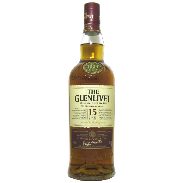 旧ボトル グレンリベット15年 フレンチオークリザーブ 700ml 40% ザ・グレンリベット 15年 フレンチオークリザーブ 40° | スペイ
