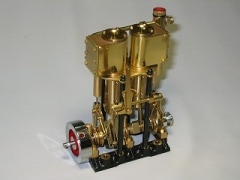 斎藤製作所 スチームエンジン T2DR-L | スチームエンジン