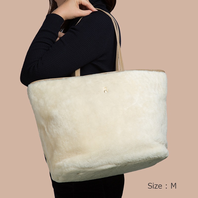 8トートバッグ・ムートン【ネイビー】-muta Online Store(ムータ公式オンラインストア)