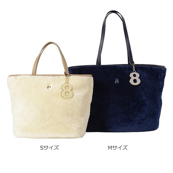 8トートバッグ・ムートン【ネイビー】-muta Online Store(ムータ公式オンラインストア)