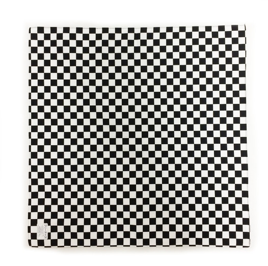 ビンテージ ECHO バンダナ スカーフ チェッカーフラッグ柄 大判