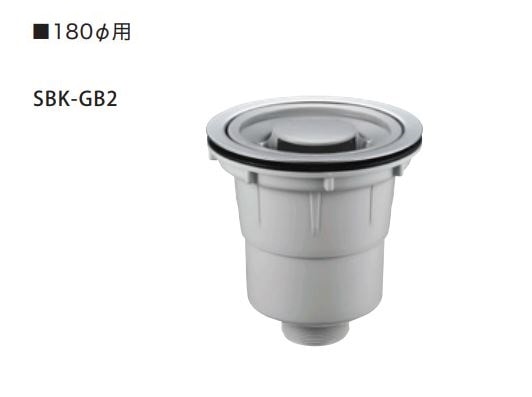 とらちゃん専用 トヨウラ] SBK-GB2 排水トラップ □180φ用 ※メーカー直送品