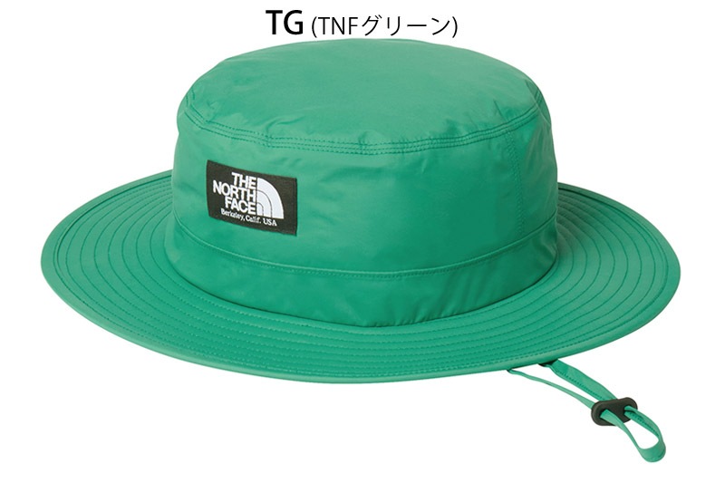 即決☆ノースフェイス ウォータープルーフ ホライズンハット GRN/Mサイズ ニュートープ グリーン系 防水 透湿 キャンプ 登山 帽子 ハット 即決 ノースフェイス ウォータープルーフ ホライズンハット GRN