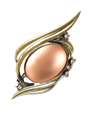 ヴィンテージブローチ金古美色 アメリカTRIFARI社 ヴィンテージの