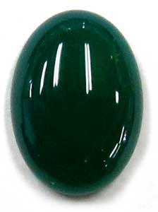 天然石 グリーンめのう 13×18mm ※同時焼成不可：銀粘土や七宝