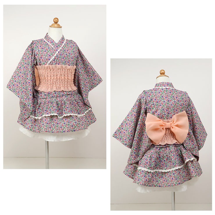 la poche biscuit 浴衣ドレス セパレート 3点セット ワンタッチ