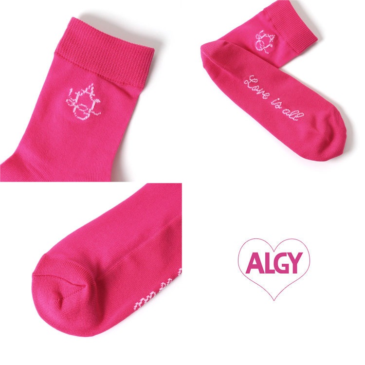 ALGY 靴下 アンクルソックス クルーソックス ショートソックス