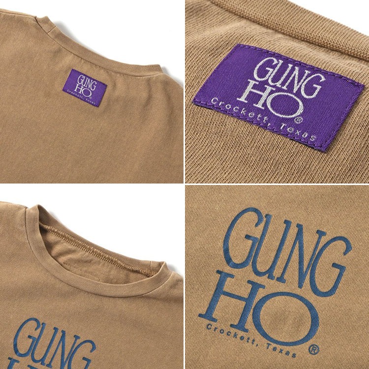 じんこ♡ BREEZE 半袖Tシャツ GUNG HOコラボ ガンホー ロゴ ピグメント