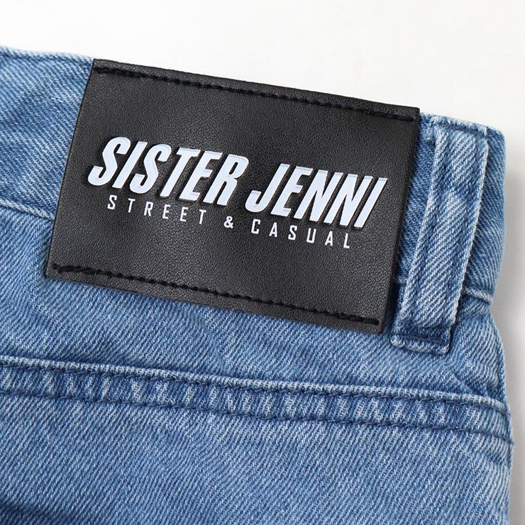 SISTER JENNI デニムパンツ サイドカット 女の子 キッズ ジュニア 裾縦 