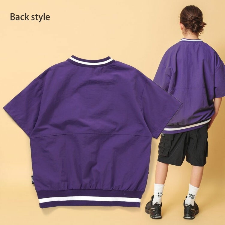 男の子ブランド　トップスセット　150-160cm RAT EFFECT 子供服 男の子 半袖Tシャツ 裾レイヤード 五分袖
