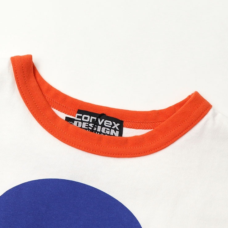 ナゴンスタンス　サイドスリット　tシャツ　半袖　オレンジ　M ラッシュガード リンガー半袖Tシャツ サイドスリット スケボー ミュータン