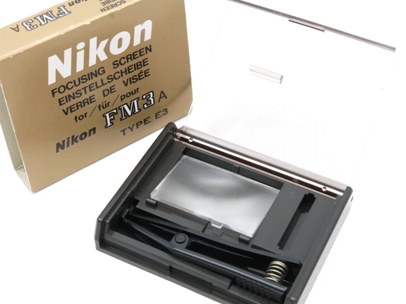 Nikon FM3A 用 ファインダースクリーン E3型 方眼 元箱付 良品 Nikon FM3A 用 ファインダースクリーン E3型 方眼 元箱付 良品 Nikon