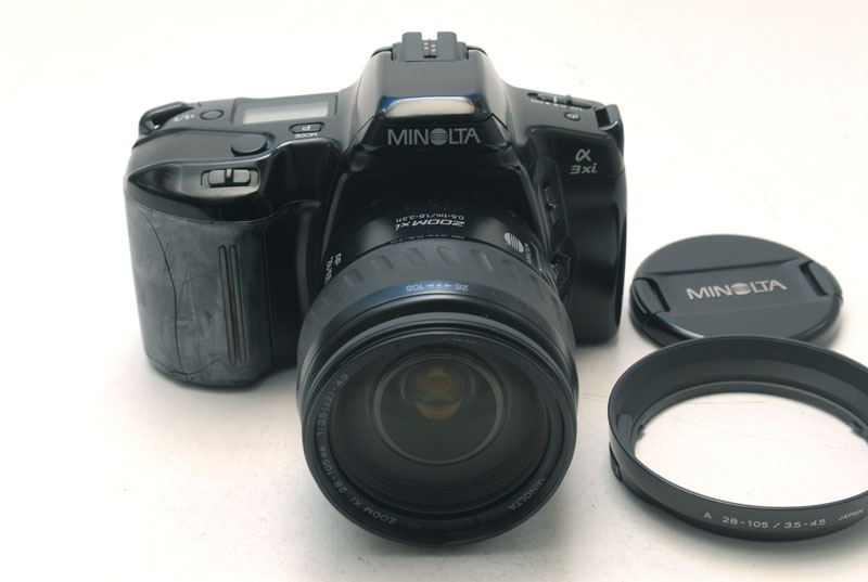 MINOLTA α3xi PANORAMA ZOOMxi AF28-105カメラ ミノルタ α-3xi+AF28-105/F4-5.6 xi | 白楽店 現状品コーナー