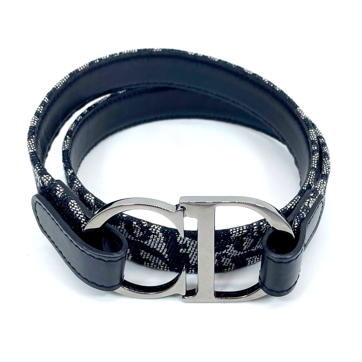 Dior ディオール トロッター ベルト キャンバス×レザー 管理番号：7032 