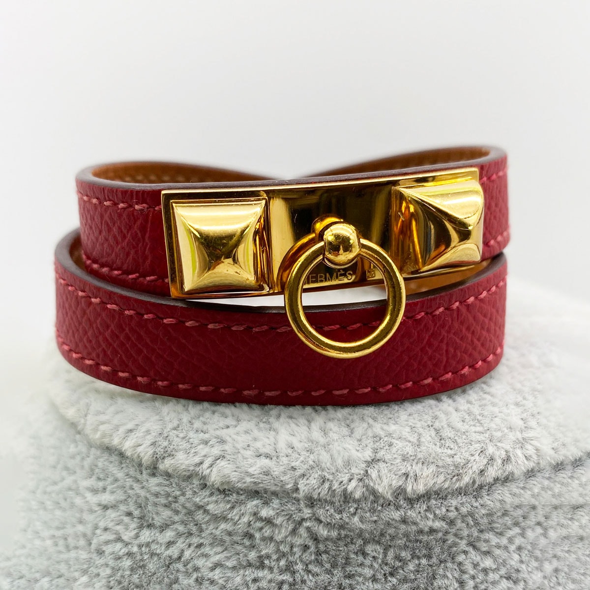 VINTAGE HERMES】ブレスレット ドゥブルトゥール