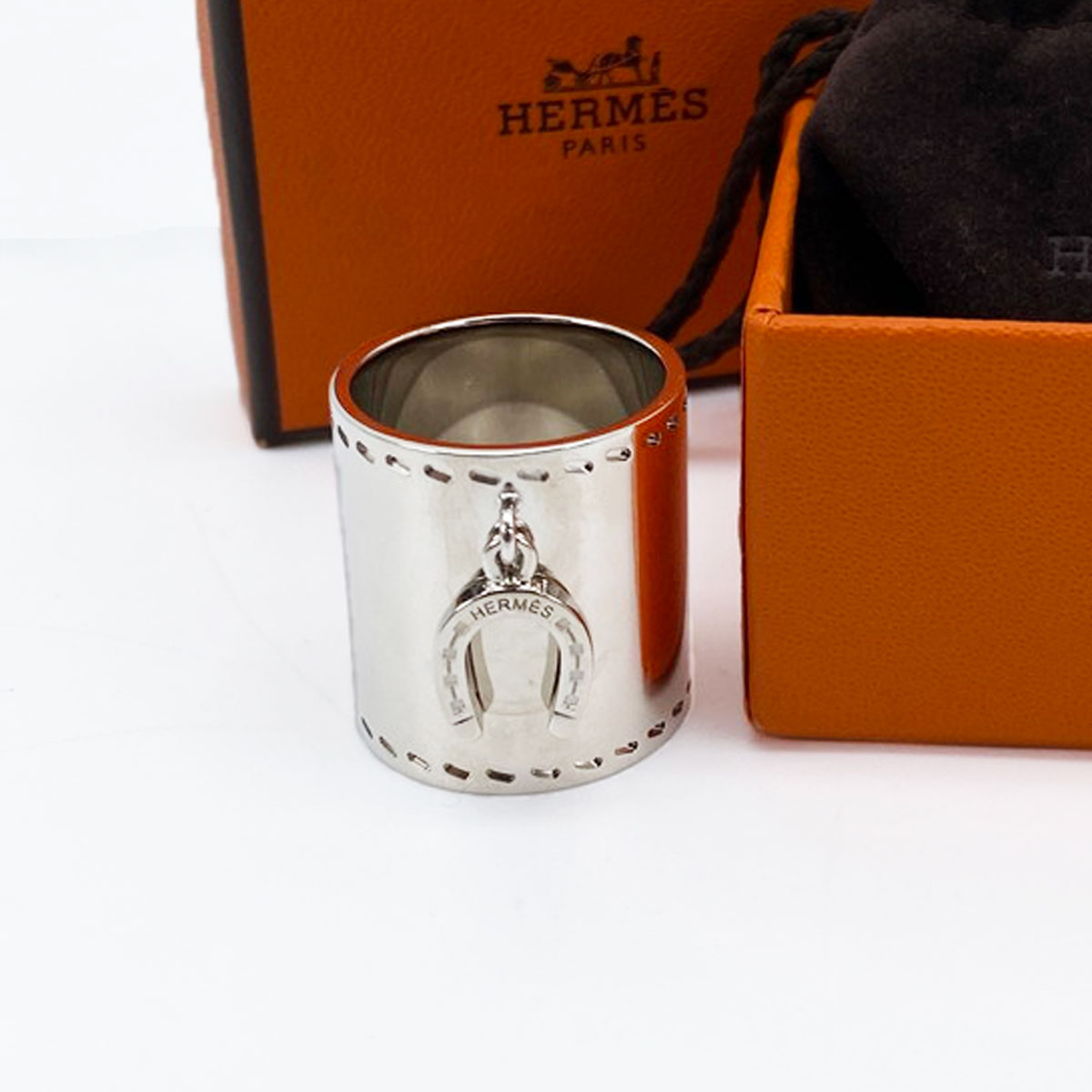 エルメス ホースシュー スカーフリング 楽天市場】エルメス スカーフリング HERMES ホースシュー