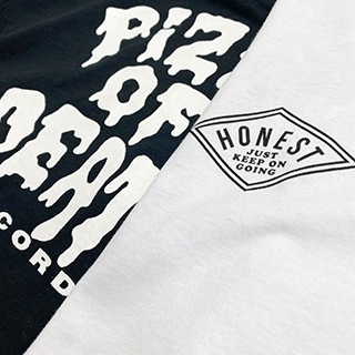 ピザオブデスpizzaofdeathTシャツロゴミラー壁掛け鏡ステッカー ピザオブデスpizzaofdeathTシャツロゴミラー壁掛け鏡ステッカー - 鏡