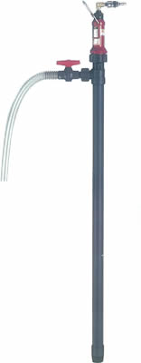 HP-301ドラム缶用防爆型エアモーター式ポンプ 樹脂製溶剤・薬品