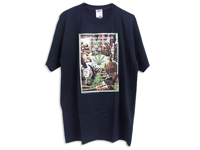 本物保証!  新品 大麻堂Tシャツ アムステルダム レゲエ 黒Mサイズ 記念グッズ