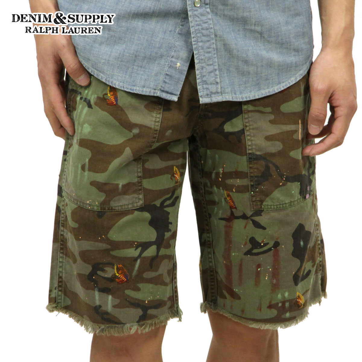 デニムアンドサプライ ポロ ラルフローレン ショートパンツ メンズ  