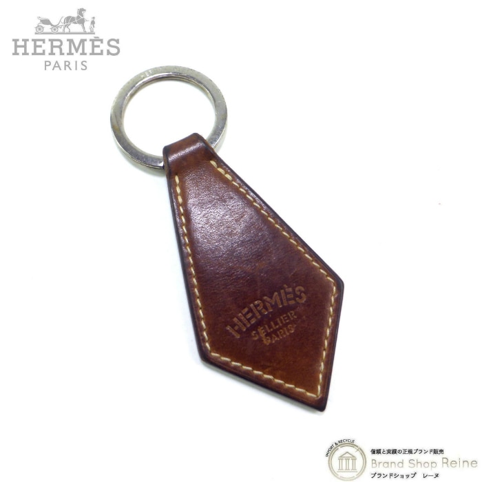【大人気★】HERMES Tab キーリング ネクタイ型 キーホルダー☆ エルメス （HERMES） ポルトクレ タブ Tab キーリング ネクタイ