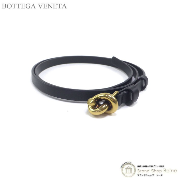 ボッテガヴェネタ bottega veneta ロングベルト レザー ゴールド