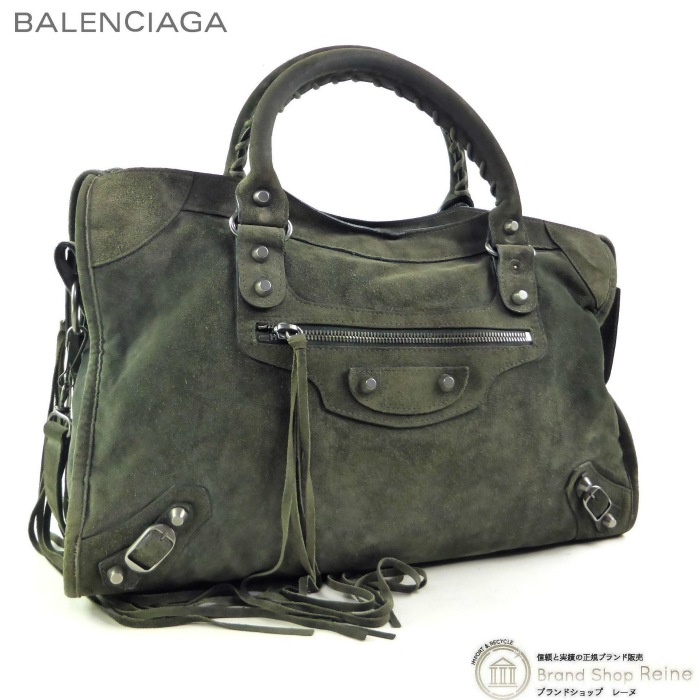 BALENCIAGA The First バレンシアガ バッグ　カーキ BALENCIAGA The First バレンシアガ バッグ カーキ