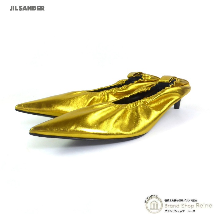 JIL SANDER メタルプレートミュール 38 JIL SANDER メタルプレート