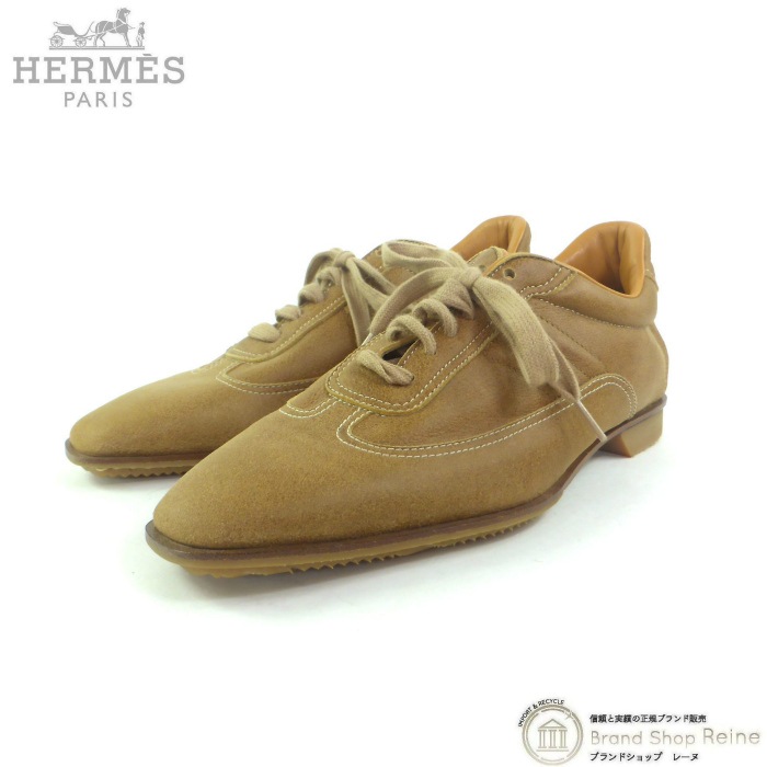 エルメス （HERMES） クイック Hステッチ スエード スニーカー 