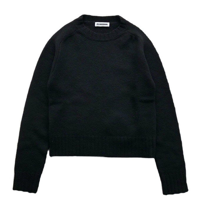 ジルサンダー （JIL SANDER） ウール クルーネック ニット 長袖 J02GP0042 サイズ36 ブラック ウェア（新品） ジルサンダー （JIL SANDER） ウール クルーネック ニット 長袖