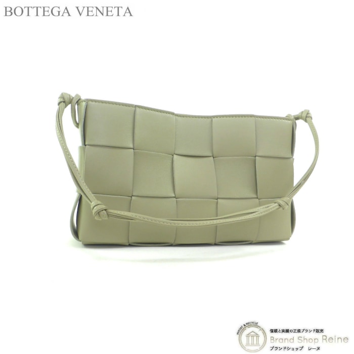 ボッテガ ヴェネタ (BOTTEGA VENETA) マキシイントレチャート カセット ストラップ ポーチ バッグ 730543 トラバーチン【新品】 | ブランド別,ボッテガヴェネタ BOTTEGA VENETA | BRAND BOUTIQUE REINE