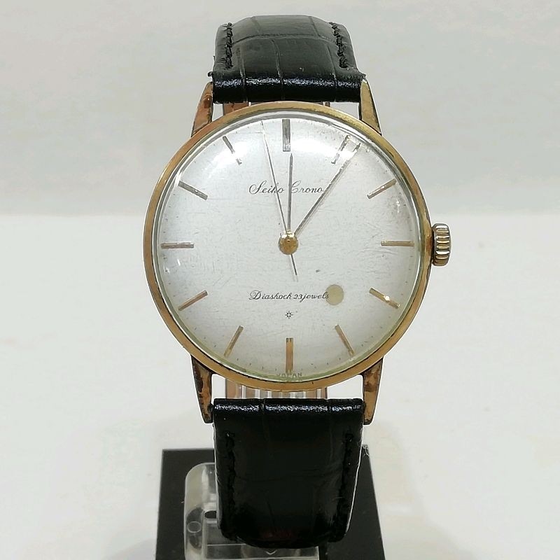 SEIKOクロノス手巻きCRONOS-DIASHOCK 23石 ※