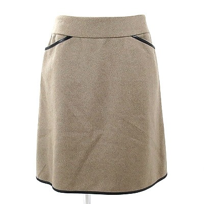 お値下げ！フォクシー(FOXEY)グレージュカシミアスカート 42  