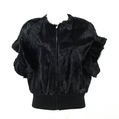 レッドヴァレンチノ 黒 レザー ライダースジャケット RED VALENTINO