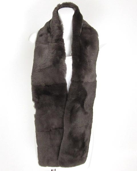 マックスマーラ（Max Mara） グレーファーマフラー ☆ 2299-20160301  