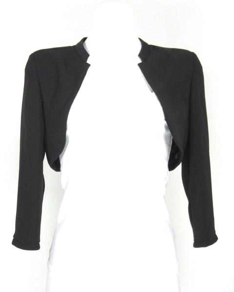 【美品】FOXEY NEW YORK ショートボレロジャケット チャコール 38 美品】定価9万円 FOXEY NEW YORK フォクシーニューヨーク