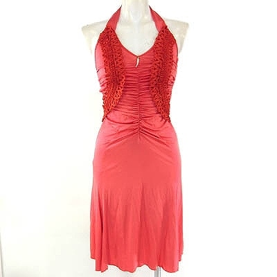 クラス ロベルトカヴァリ ピンクドレスワンピース ☆ 7133-20071120 
