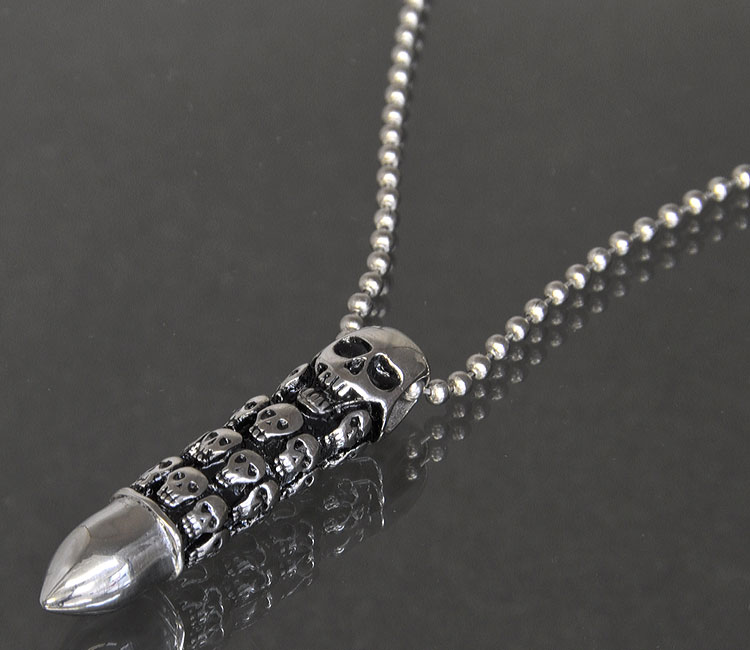 マジカルデザイン スペードスカルネックレス マジカルデザイン