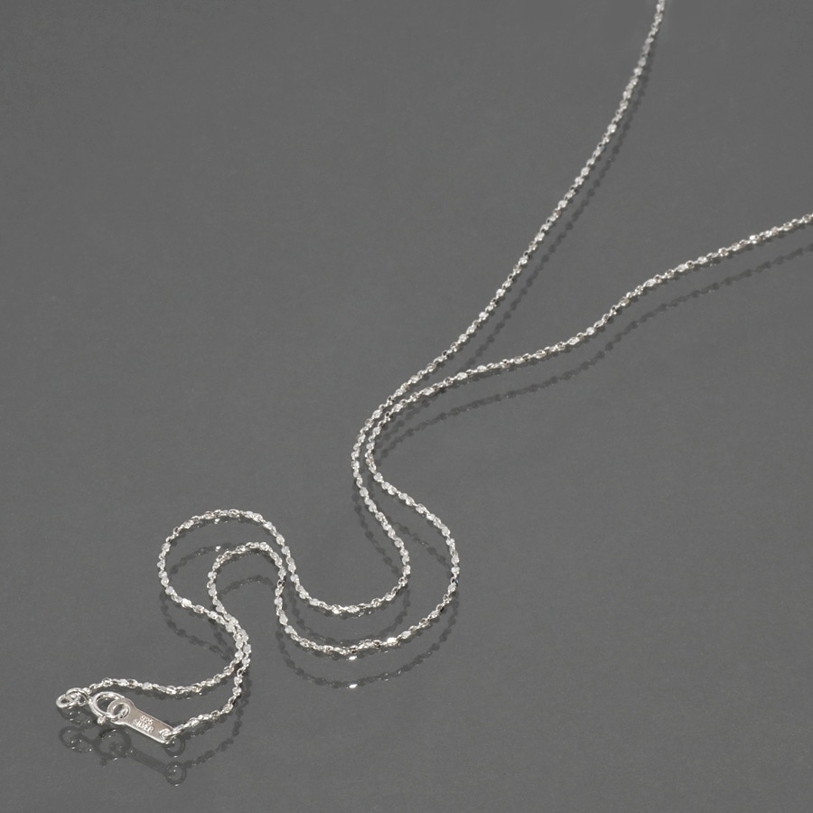 ネックレス チェーン シルバー925 S字ツイストチェーン 幅1.0mm