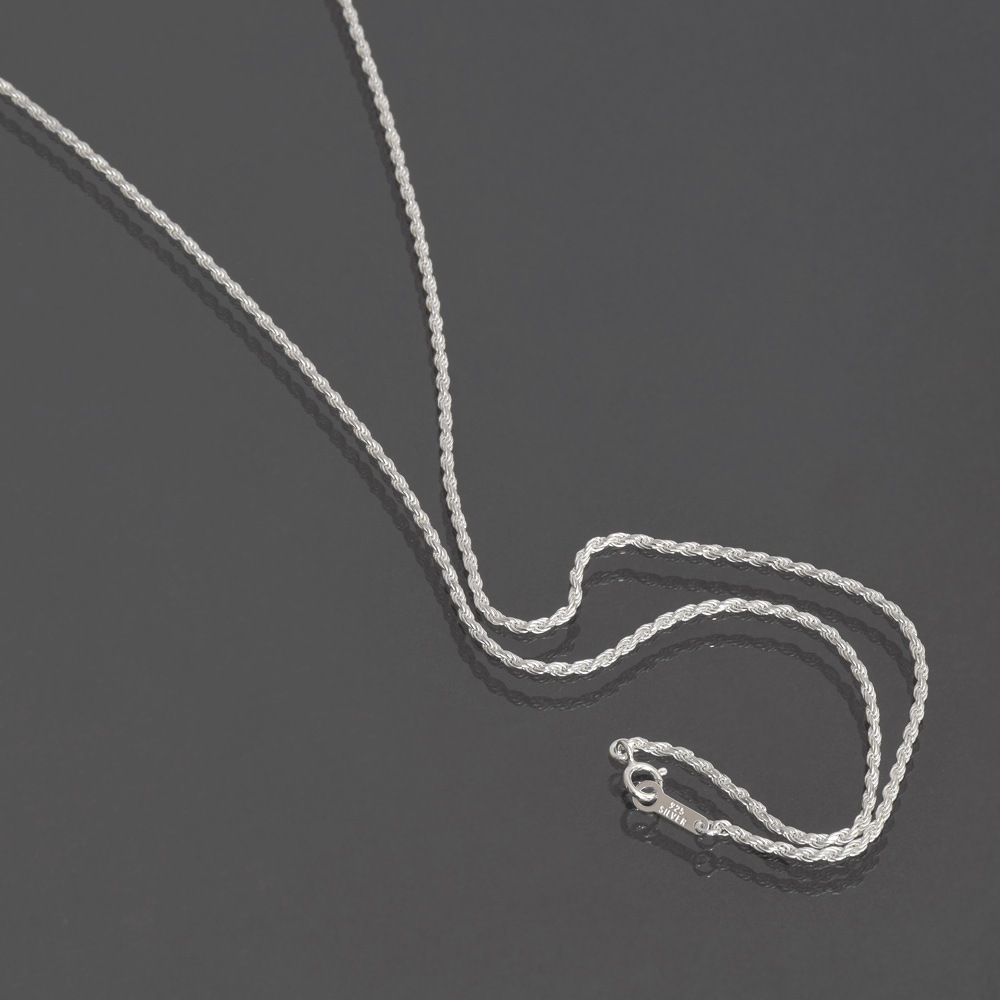 シルバーチェーン おかしかっ 925 ネックレスチェーンのみ カット  