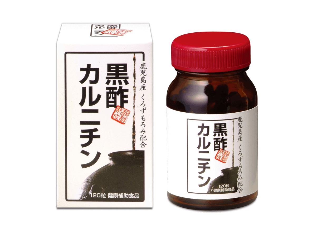 Amazon | 大日ヘルシーフーズ 黒酢もろみカルニチン 100粒入×6袋