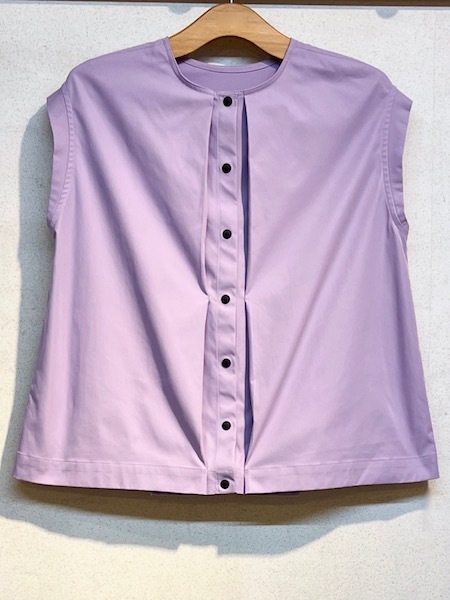 SALE seeset/シーセット ストレッチツイル2WAYクルーネックBL 