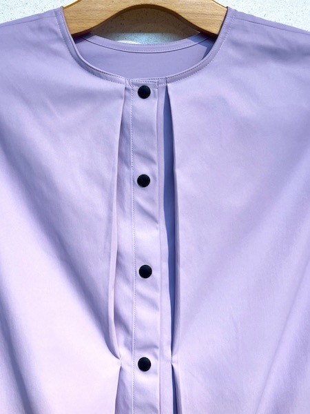 SALE seeset/シーセット ストレッチツイル2WAYクルーネックBL 