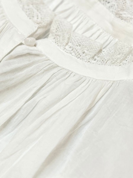 SOIL/ソイル　　VOILE LACE NECK LACE GATHERED SMOCK　3色　・　NSL25061　［送料無料］ 　『ゆうパケット対応』 SOIL/ソイル VOILE LACE NECK LACE GATHERED SMOCK 3色
