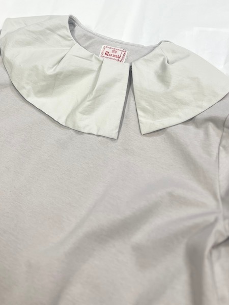maomade/マオメイド きれいめ天竺 タックピエロカラーAラインTee