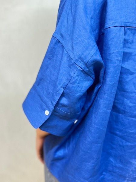 再入荷 lelill/レリル リネンワイドシャツ ・ 52531411 ［送料