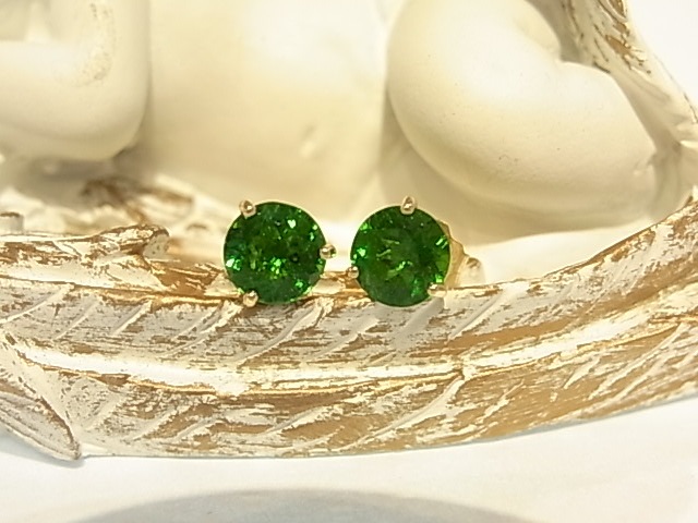 PIK0007K クロムダイオプサイト ピアス(14K) | すべての商品