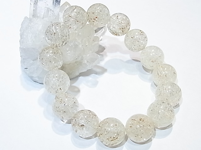 ホワイトルチルクォーツブレスレット 【公式通販】