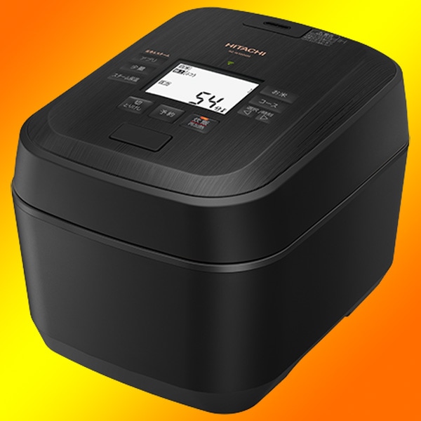 YM様 10膳 日立(ヒタチ) 沸騰鉄釜 ふっくら御膳 RZ-W100GM(K) 漆黒（新品
