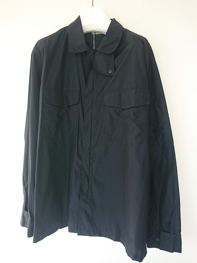 AURALEE A20SS01NL LIGHT NYLON ZIP SHIRTS オーラリー 比翼ジップ